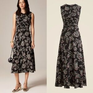 J. Crew NWT Veranda Midi Dress Floral Print 2025 Work Wear Preppy Womens 6